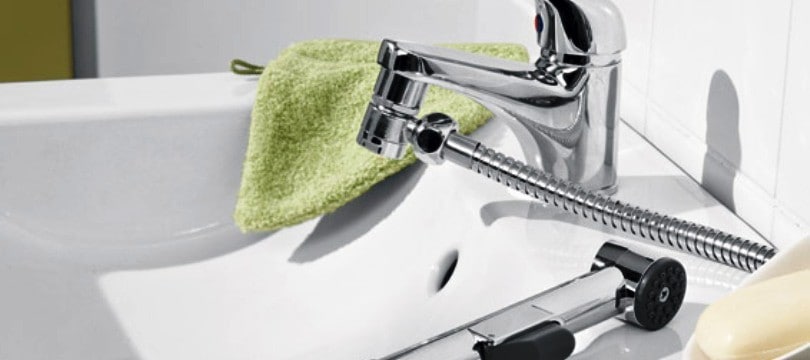 Tête Douche Pomme de Chrome Tube 1/2 Baignoire Salle Bain Robinet Cuisine  Évier