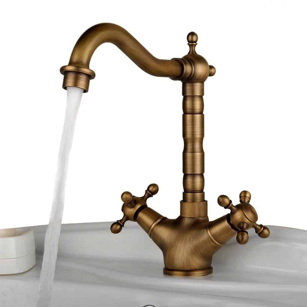 Robinetterie cuisine,Robinet mur d'eau en Zinc Étang de jardin, Machine